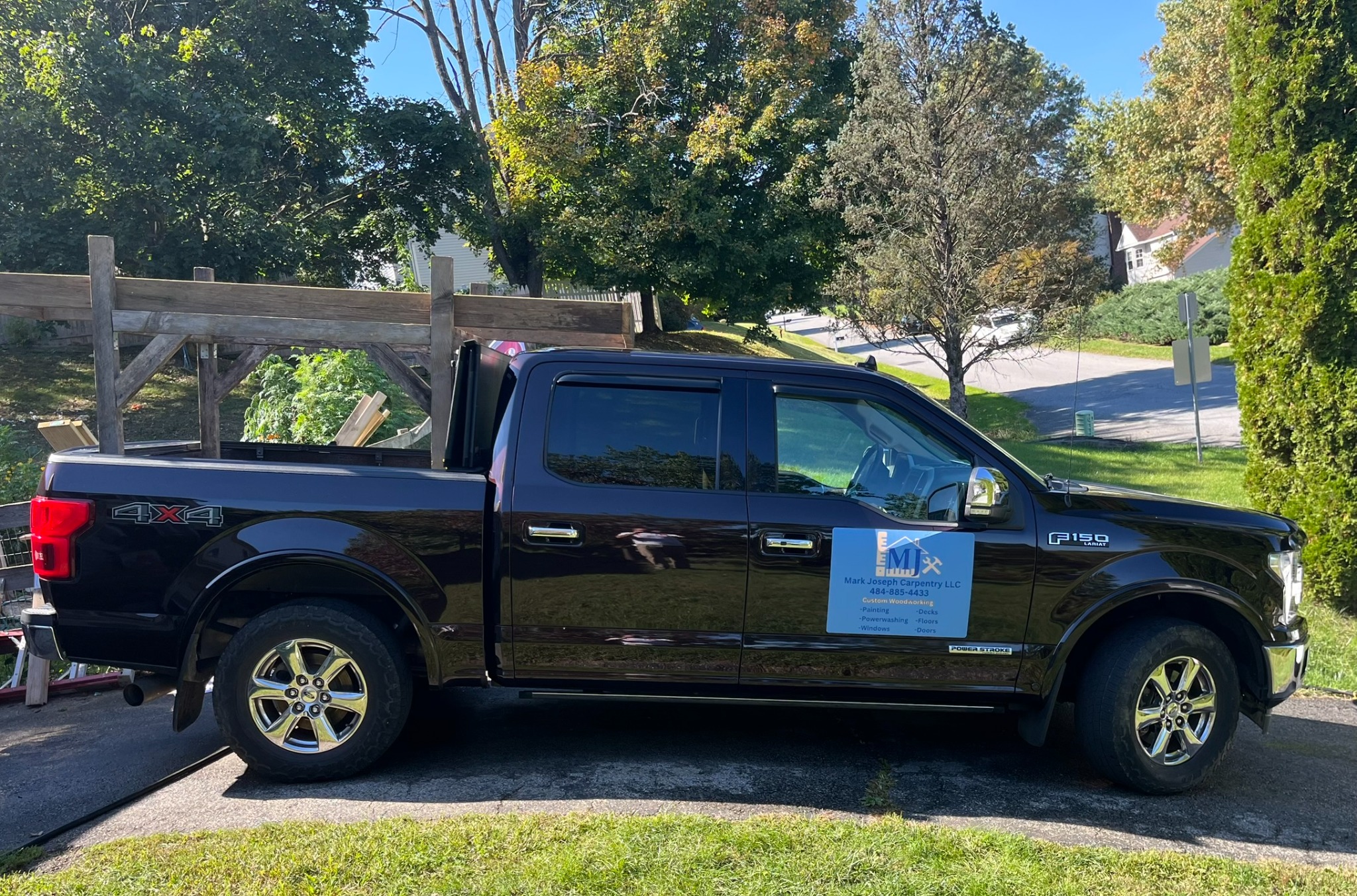 Mark Joseph Carpentry company truck